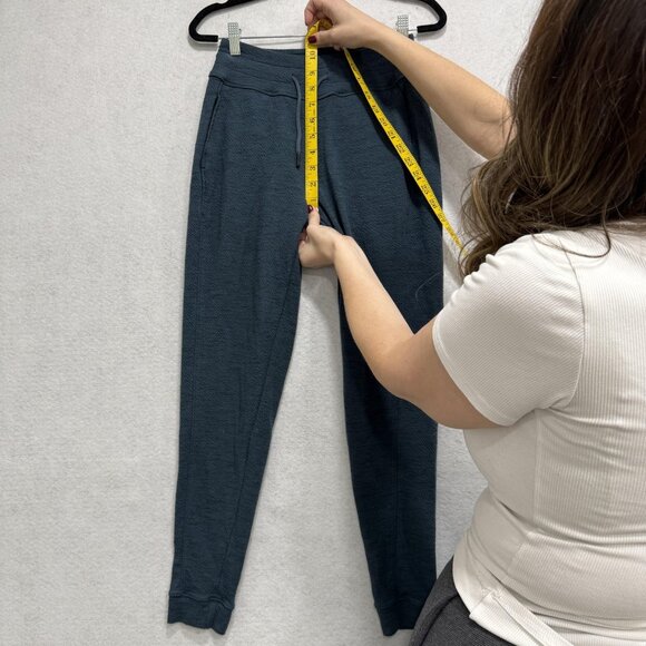 prAna Jogger Pants Womens XS Blue Recycled Polyester Zip Pockets Soft 1963871 - Picture 4 of 11